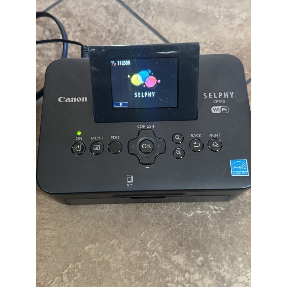 Canon Selphy CP910  Color Dye Sublimation Mobile Printer - Picture 2 of 7